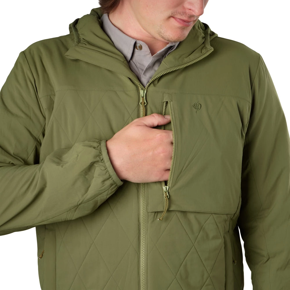 Budget 🔔 Duck Camp Airflow Insulated Hoodie - Military Green 💯 - Image 4