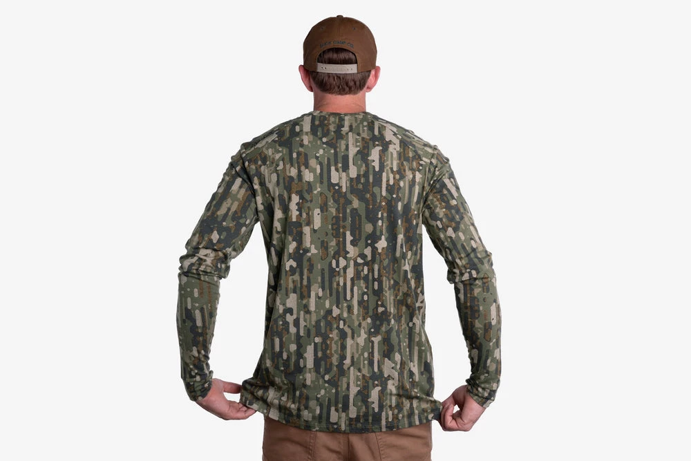 Wholesale β Duck Camp Original Bamboo Crew - Woodland β - Image 3