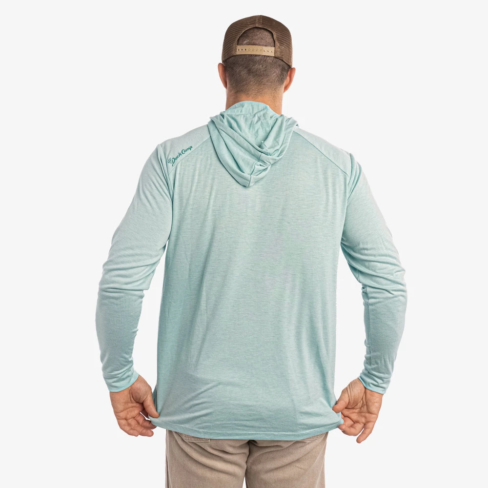 Best Sale โ Duck Camp Lightweight Bamboo Hoodie - Heathered Surf โจ - Image 2
