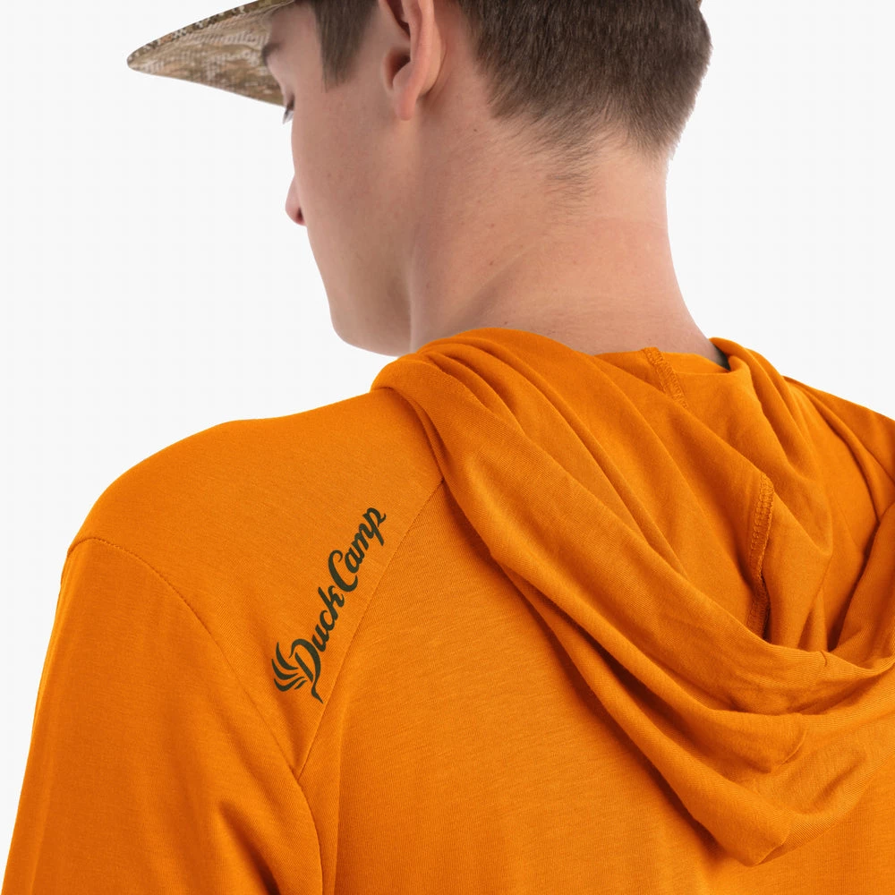 Best reviews of ๐ฅ Duck Camp Original Bamboo Hoodie - Blaze Orange ๐ - Image 5