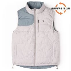 Coupon 🔔 Duck Camp DryDown Reversible Vest - Silver King / Heron 😉
