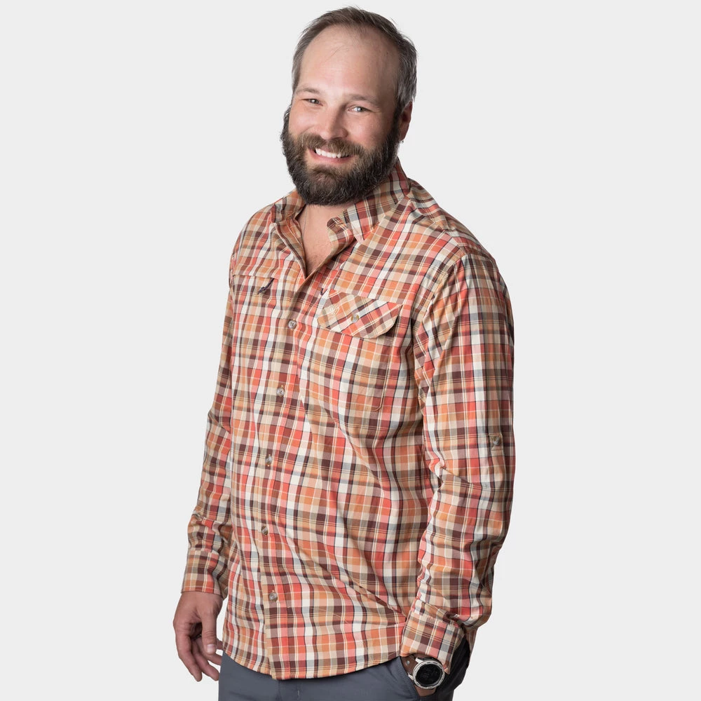 Wholesale ๐ฅฐ Duck Camp Signature Fishing ๐ Shirt - Long Sleeve - Copper River Plaid ๐ - Image 9