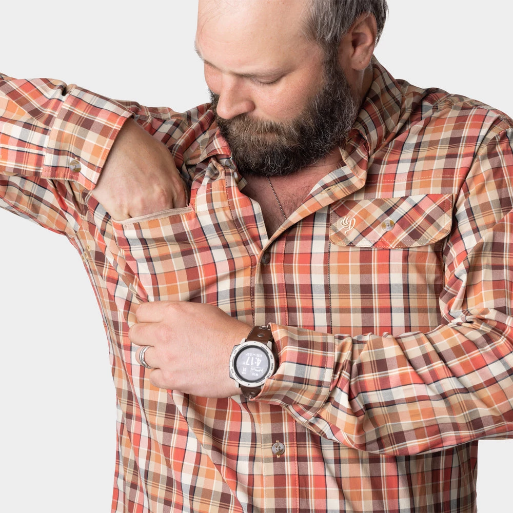 Wholesale ๐ฅฐ Duck Camp Signature Fishing ๐ Shirt - Long Sleeve - Copper River Plaid ๐ - Image 7