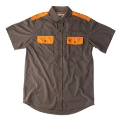 Hot Sale ✔️ Duck Camp Lightweight Hunting 👚 Shirt - Short Sleeve - Pin Oak Upland 🥰