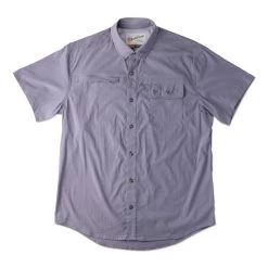 Discount 😀 Duck Camp Signature Fishing 👕 Shirt - Short Sleeve - Smoke 🔔