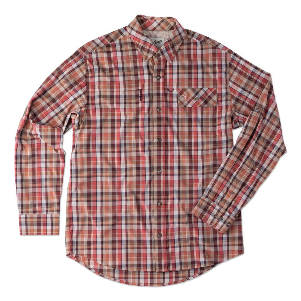 Wholesale ๐ฅฐ Duck Camp Signature Fishing ๐ Shirt - Long Sleeve - Copper River Plaid ๐