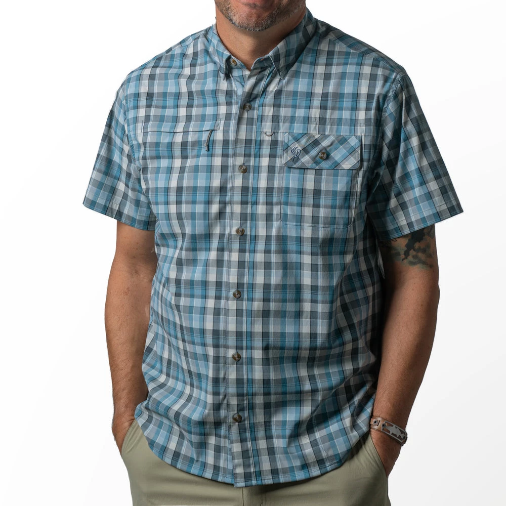 Best Pirce ๐ Duck Camp Signature Fishing ๐ Shirt - Short Sleeve - Pickwick Plaid ๐ฅ - Image 2