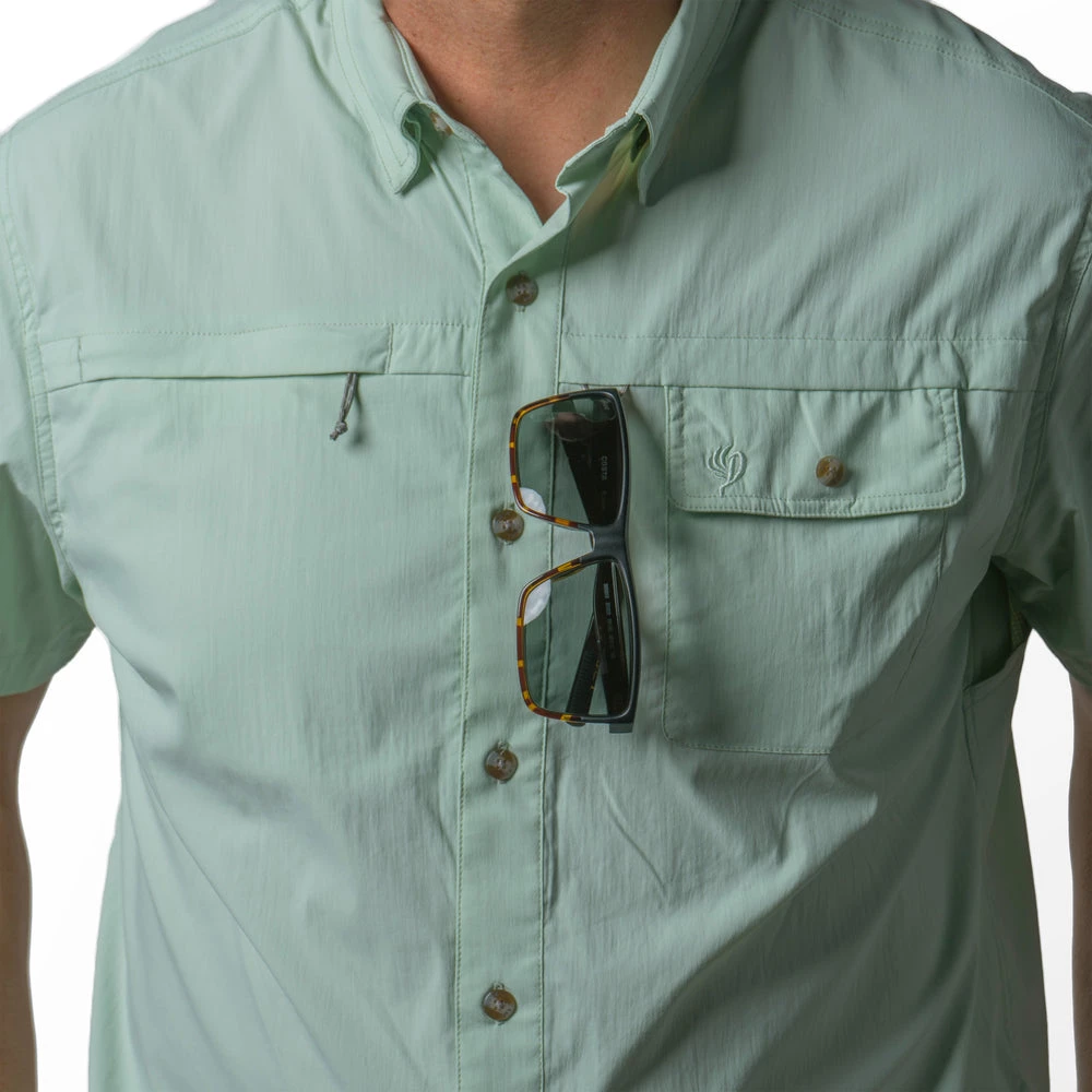 Brand new ๐ Duck Camp Signature Fishing ๐ Shirt - Short Sleeve - Foam Green ๐ฅ - Image 5