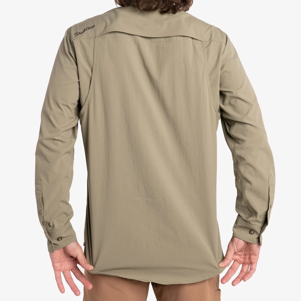 Top 10 ✔️ Duck Camp Lightweight Hunting 👕 Shirt - Long Sleeve - Sagebrush ✔️ - Image 4