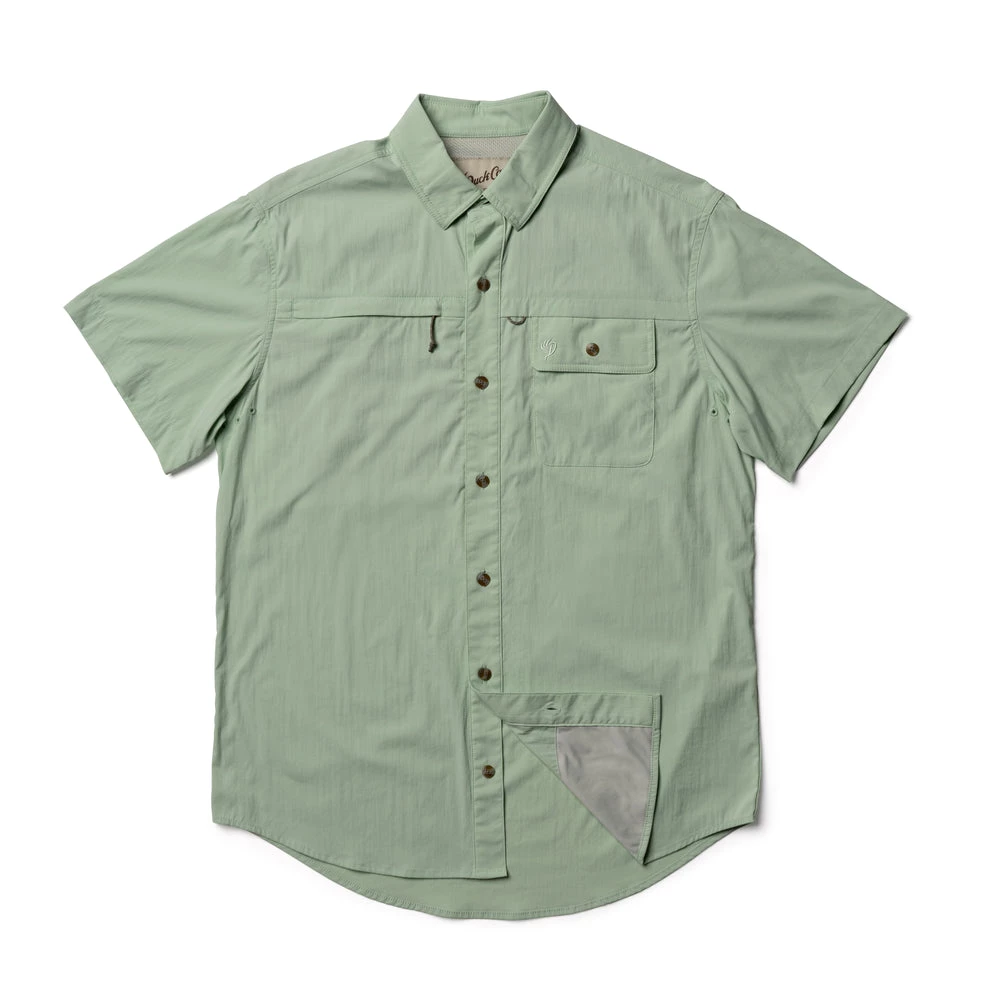 Brand new ๐ Duck Camp Signature Fishing ๐ Shirt - Short Sleeve - Foam Green ๐ฅ - Image 3