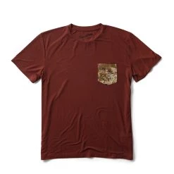 Cheapest 🥰 Duck Camp Lightweight Bamboo Pocket Tee - Rust Brown W/ Midland 🔔