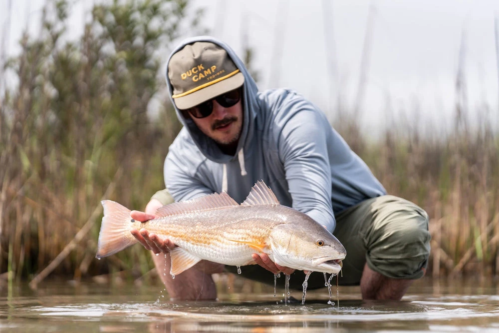 Budget ❤️ Duck Camp Men's Lightweight Bamboo Hoodie - Pluff Mud Gray 🌟 - Image 5