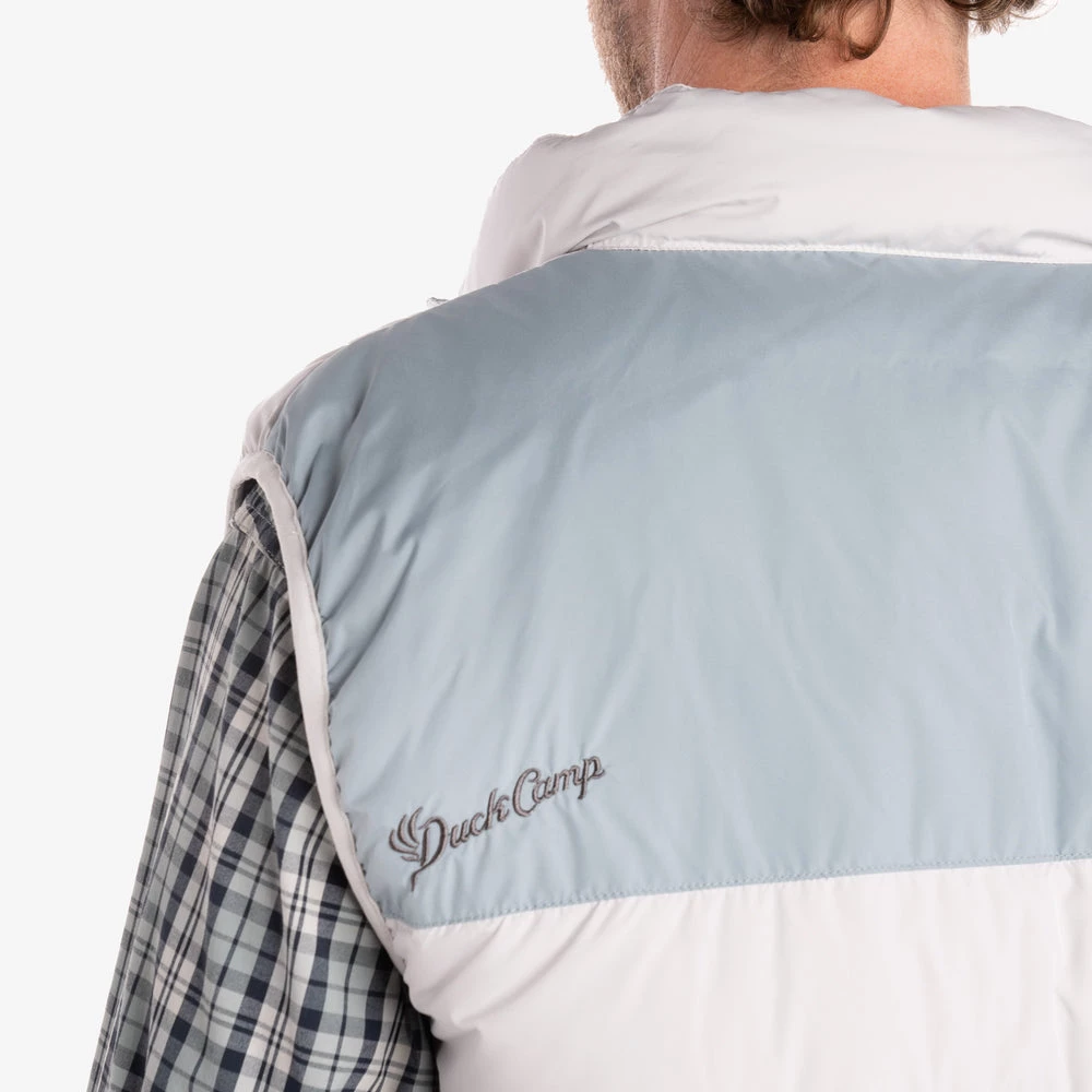 Coupon ๐ Duck Camp DryDown Reversible Vest - Silver King / Heron ๐ - Image 6
