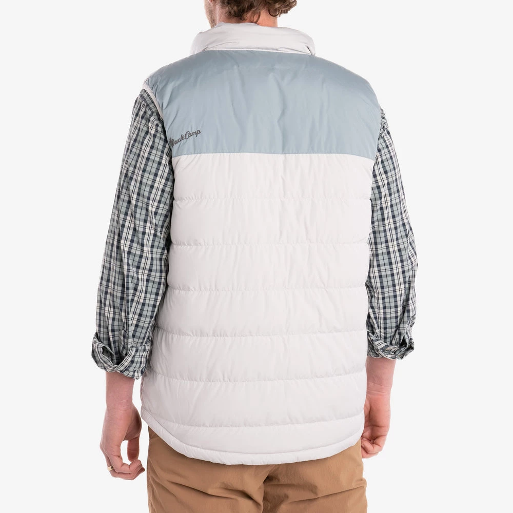 Coupon ๐ Duck Camp DryDown Reversible Vest - Silver King / Heron ๐ - Image 4