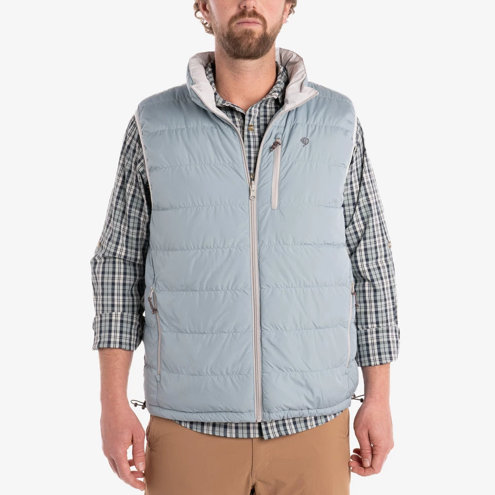 Coupon ๐ Duck Camp DryDown Reversible Vest - Silver King / Heron ๐ - Image 9