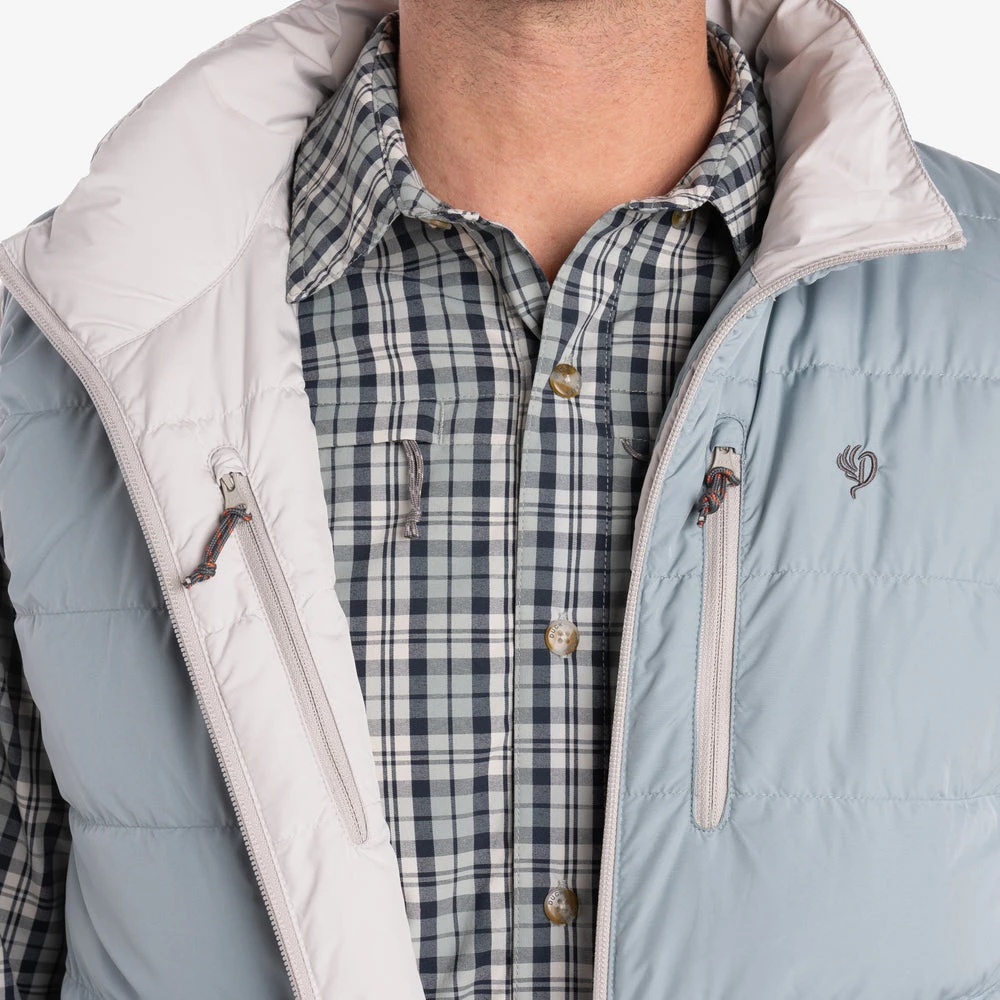 Coupon ๐ Duck Camp DryDown Reversible Vest - Silver King / Heron ๐ - Image 12