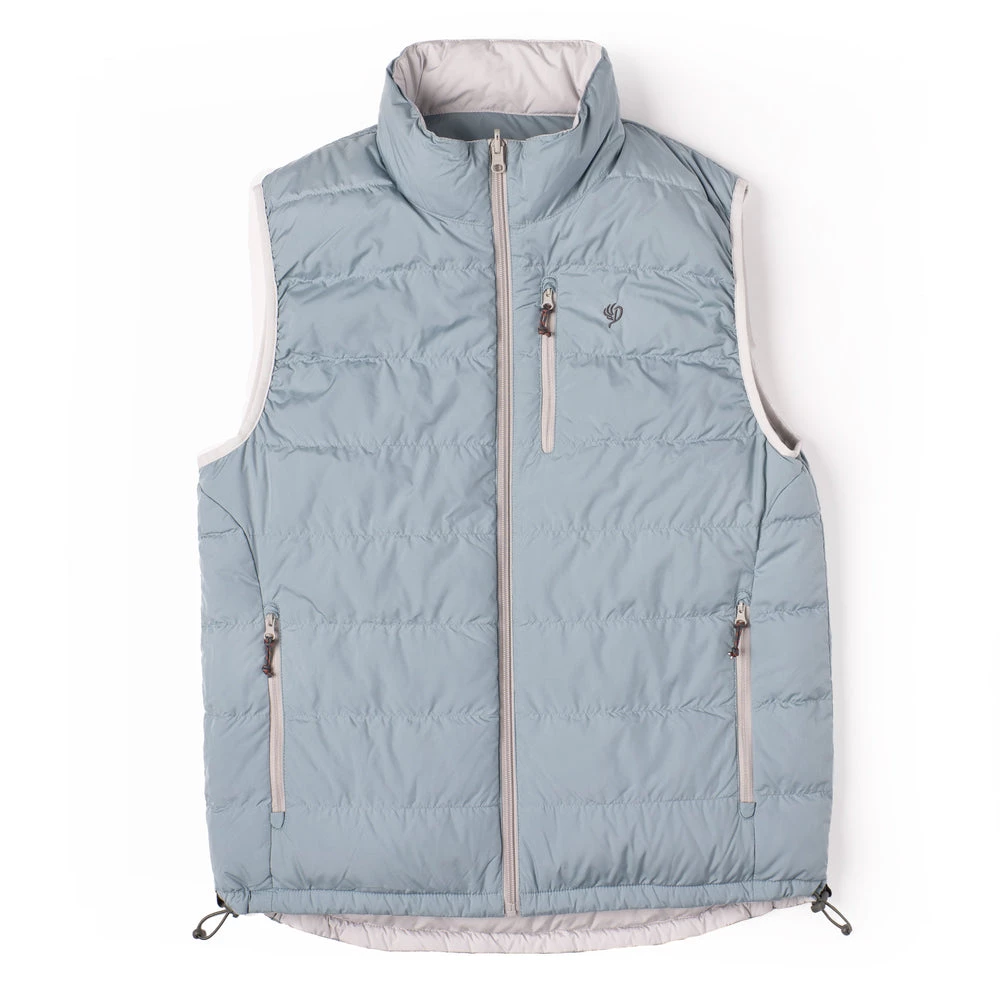 Coupon ๐ Duck Camp DryDown Reversible Vest - Silver King / Heron ๐ - Image 2