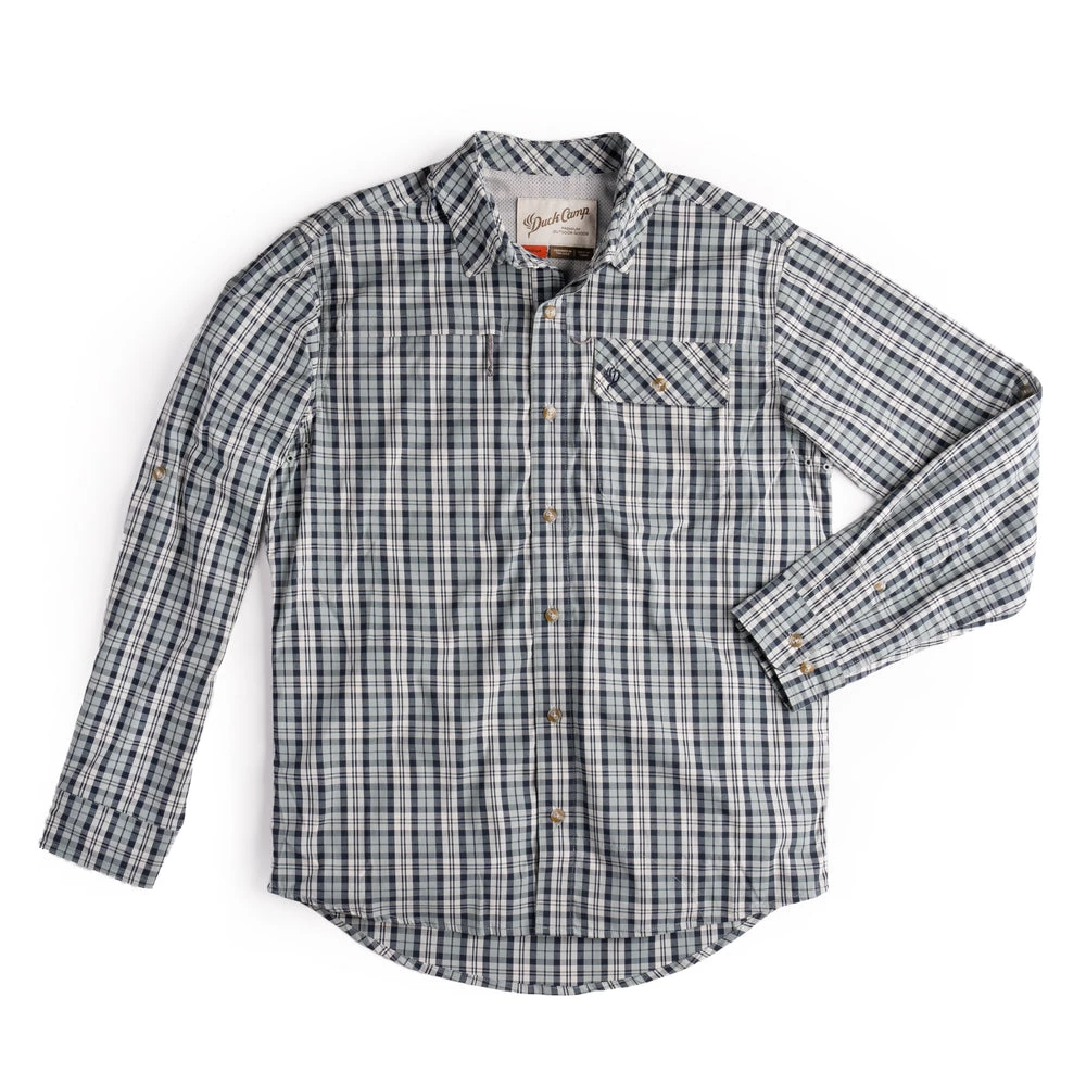 Cheap 🔥 Duck Camp Signature Fishing 👚 Shirt - Long Sleeve - Freestone Plaid 💯